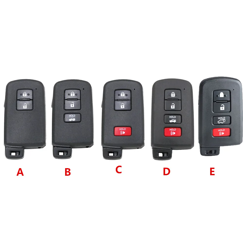 KEYECU Замена Новый смарт дистанционные брелки для ключей в виде ракушки 2/3/4 кнопка