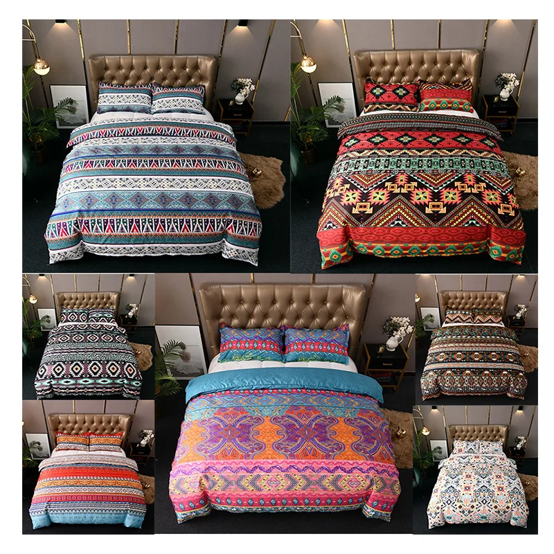 Комплект постельного белья в богемном стиле комплект из 2 предметов/3 предметов