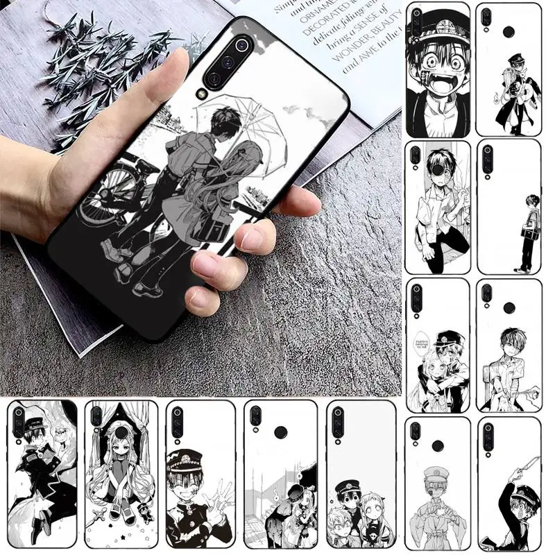 

YNDFCNB Jibaku Shounen Hanako Kun Toilet-bound Hanako-Kun Phone Case For Xiaomi max3 mi 9 se mi8 F1 9SE 10 lite F1 Back Coque