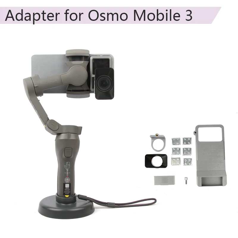 1 комплект Соединительный адаптер Монтажная пластина для Osmo Mobile 3 GoPro Hero 7 6 5 OSMO