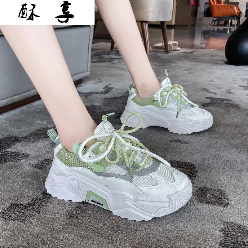 

Women Platform Warm Sneakers Fashion Lace Up Casual Walking Shoes Woman Tennis Basket Vulcanized Shoes 2020 Zapatos Mujer