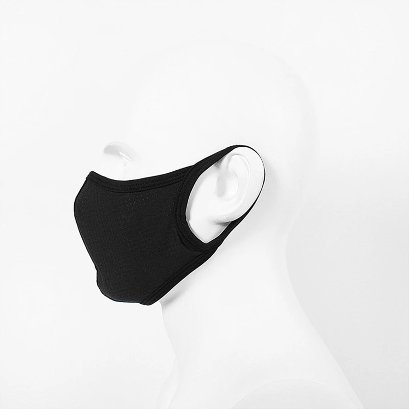 Уличные дышащие маски для мужчин женщин черная маска лица моющаяся рта Синяя