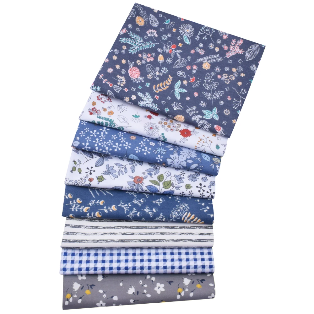 

6/7/8pcs/Lot,40x50cm FLoral Series Printed Cotton Fabric For Patchwork ,Sewing Quilting Fabrics Bundle,DIY Cloth