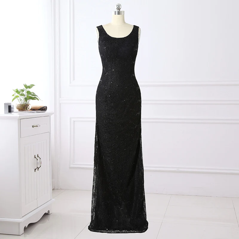 Ампир совок шеи длиной до пола кружева вечерние платья с кристаллами брошь Мать