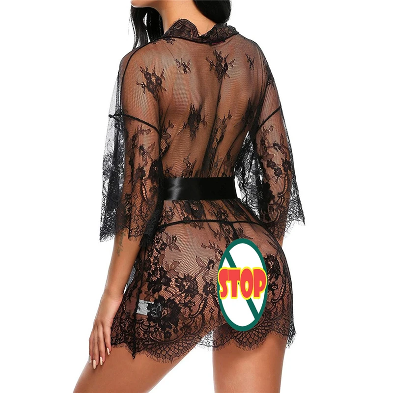 Женское сексуальное нижнее белье porno Sheer babydoll элегантное кружевное Ночное платье