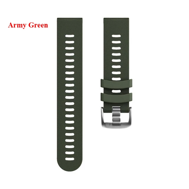 Army Green JKER 20 мм спортивный силиконовый ремешок для часов для Garmin Forerunner 245 245M 645 Vivoactive 3 Vivomove HR умный Браслет - Цвет: Army Green