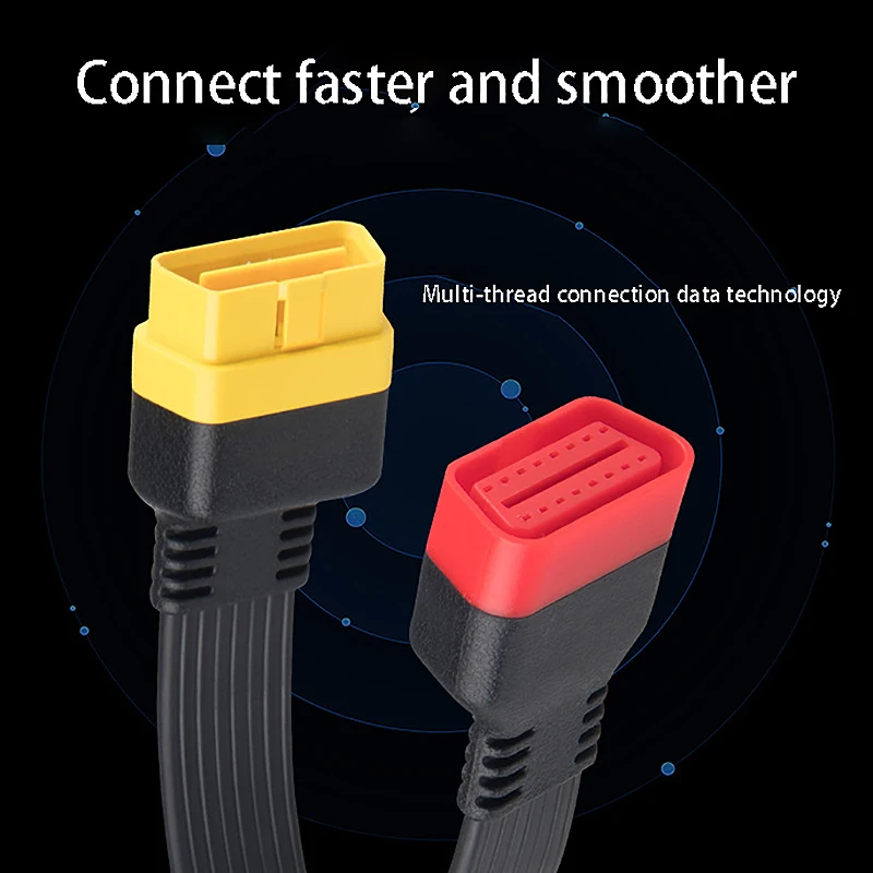Новый OBD OBD2 Удлинительный кабель Разъем для запуска X431 V/Easydiag 3 0/Mdiag/Golo основной 16Pin