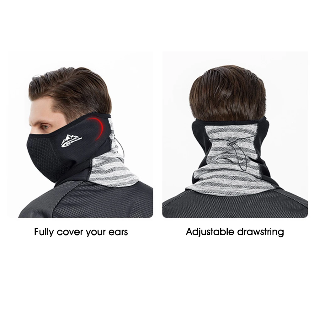 

Winter Neck Gaiter Warmer Thermal Windproof Face Scarf Cover Adjustable for Skiing, Fishing, Cycling Drop shipping