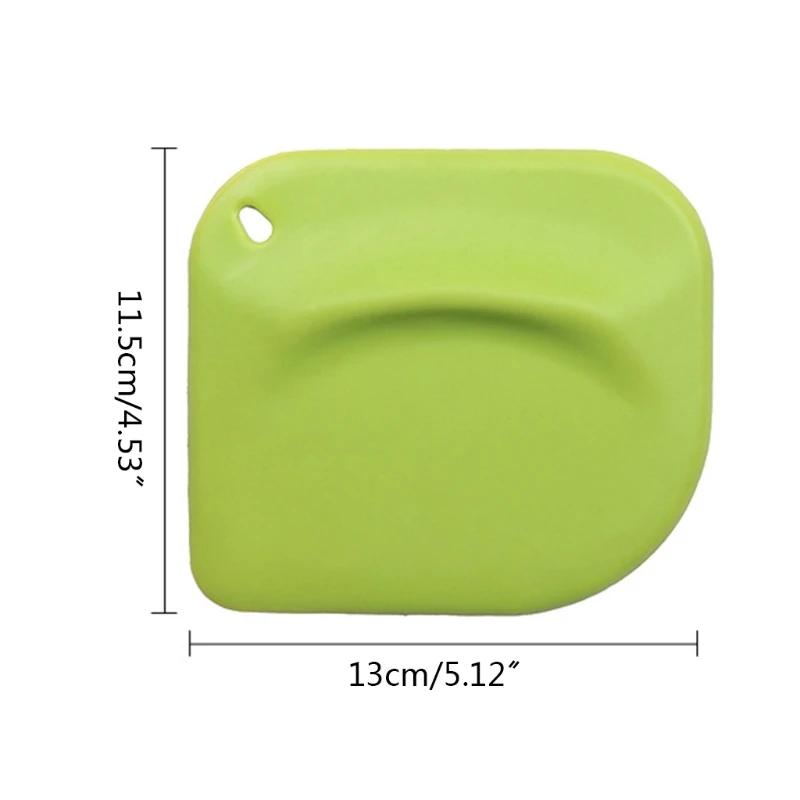 Силиконовый скребок для теста гибкий многоцелевой кухонный шпатель хлеба торта