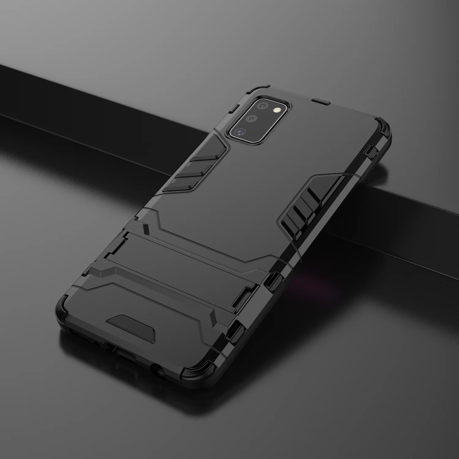 OUDINI задняя крышка Подставка Броня противоударный чехол для Samsung Galaxy A41Case|Бамперы|