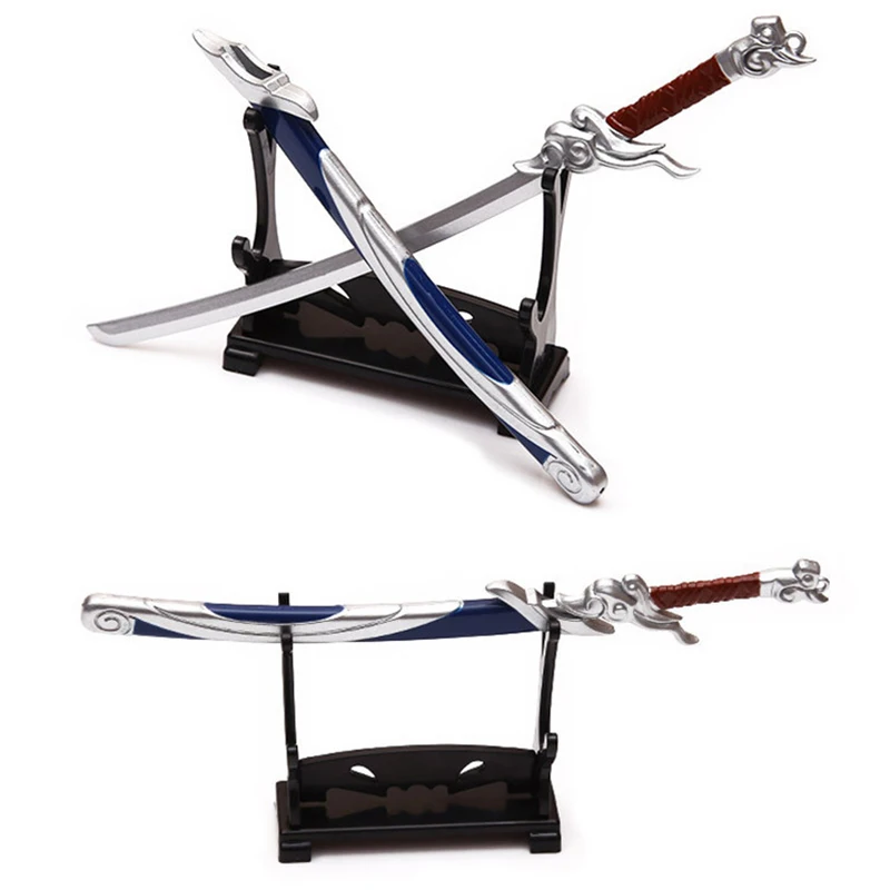 Мини самурайский меч катана Дисплей Держатель аниме украшение дисплей база