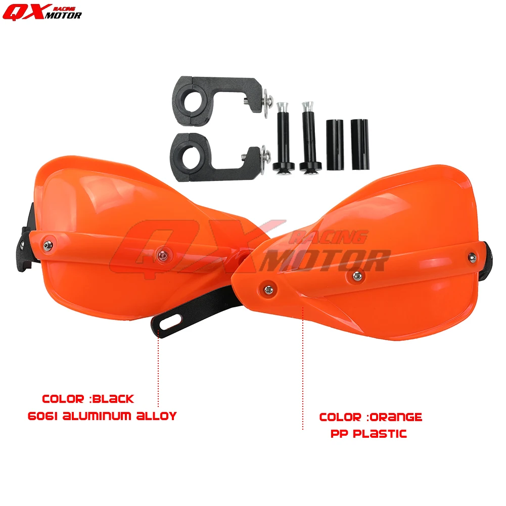 

Рукавицы ручной гвардии для 7/8 "22 мм бар или 1-1/8 28 мм жир BarFOR KTM CRF YZF KLX KXF мотоциклетные мотокроссу Байк