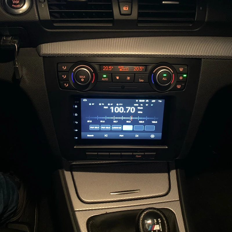 Double Din Car Radio Stereo Dash Mounting Kit for BMW 1 E81 E82 E87 E88 2007-2011 Audio Panel CD DVD Player Facia Adaptor Bezel images - 6