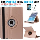 360 Вращающийся чехол для Apple iPad Air 2019 10,5 3 3rd поколения A2152 A2153 A2154 A2132 Pro 10,5 A1701 A1709 умный чехол Funda