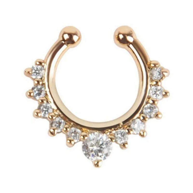 Высококачественные шлепанцы горячая Распродажа кольца для пирсинга перегородки