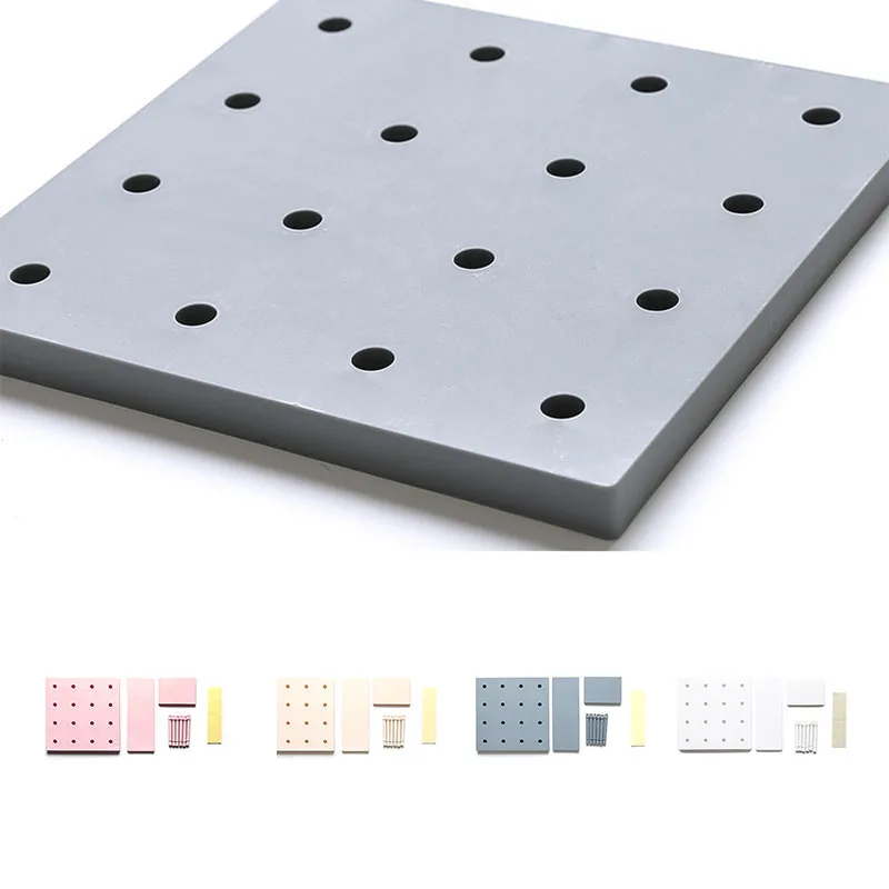 Бытовая пластиковая доска с отверстиями рандомное хранение наклейками крючки