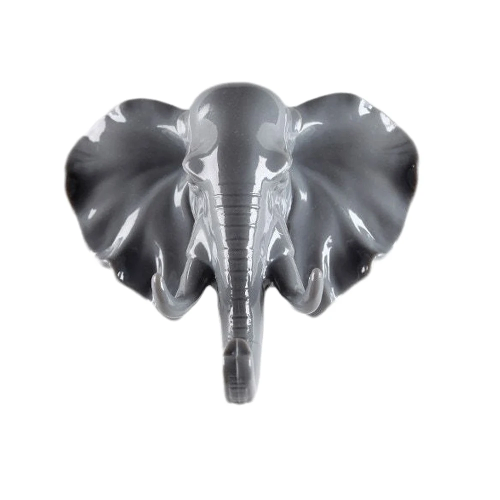 Настенный крючок для одежды с изображением головы слона | Дом и сад