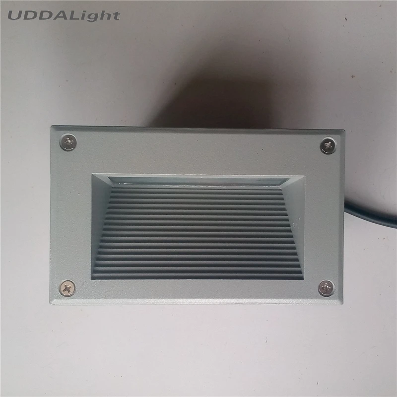 Уличный садовый настенный светильник 3 Вт Led шаг IP65 Al Встроенная лестница угловая