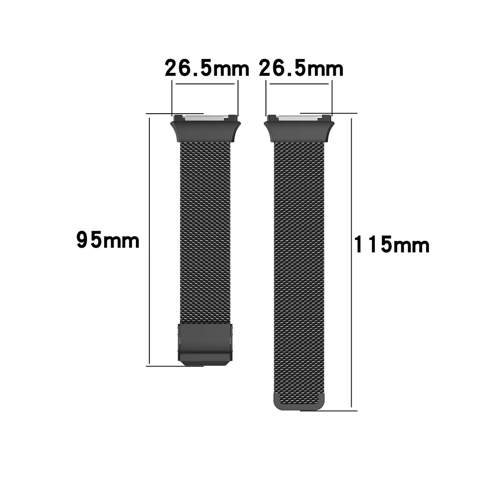 Браслет для Fitbit ionic Band смарт-часы ремешок ионная Нержавеющая сталь металлические