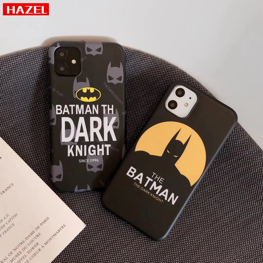Роскошный чехол для телефона с эффектом потертости Бэтмена iphone 11Pro XS MAX 7 8 X XR 7plus