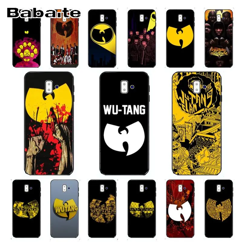 Wu-Tang Wu Tang Clan черный ТПУ Мягкий силиконовый чехол для телефона samsung Galaxy j6 plus A6 A8 A9 A10 A30 A50 Coque Shell