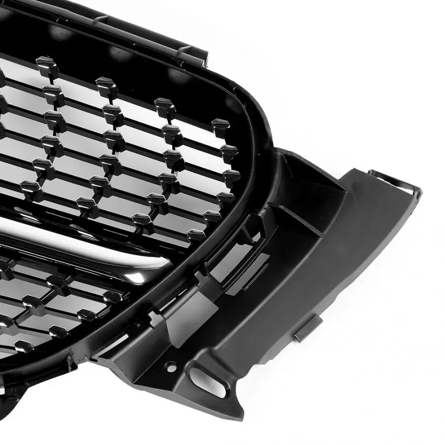 Передняя решетка для гриля в алмазном стиле глянцевый черный подходит Mercedes Benz W213