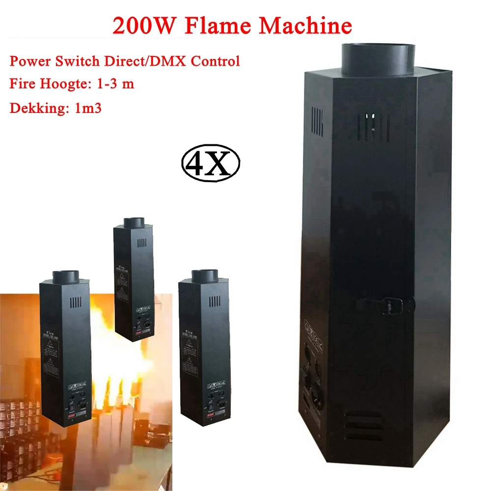 Сценическое оборудование для диджея 4 шт./лот пожарная машина DMX512 проектор