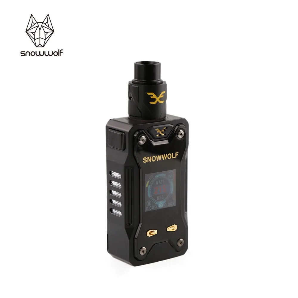 Оригинальный SIGELEI SNOWWOLF диапазон макс 230 Вт Vape мод и RDA танк электронная сигарета