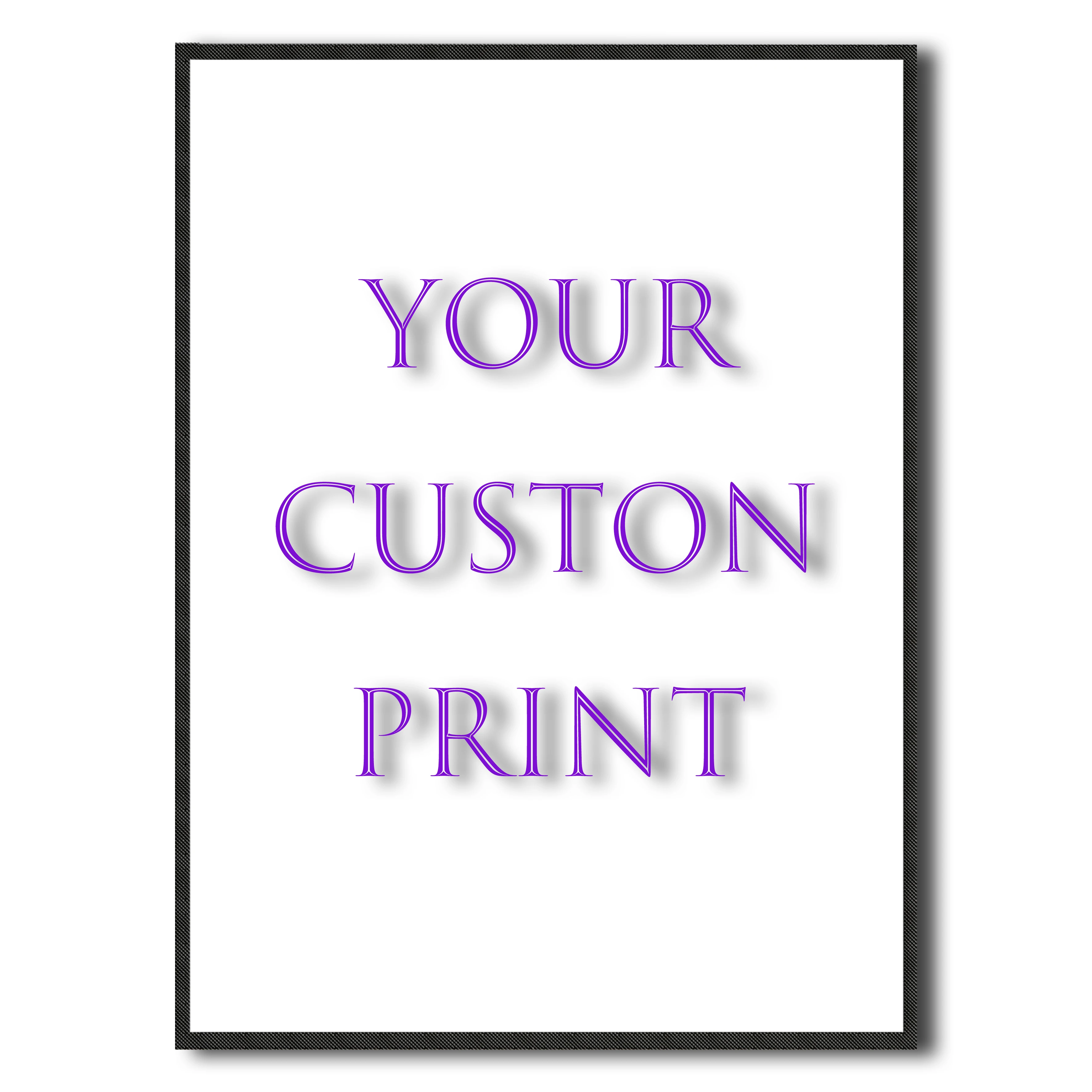 

Personalized Gift Custom Poster Any Size Print Canvas Wall Art with Your Photo Painting Decoration Picture for Living Room Decor