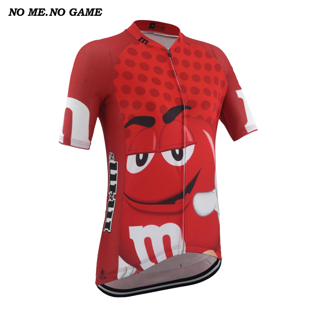 Футболка велосипедная для девушек забавная красная рубашка с коротким рукавом