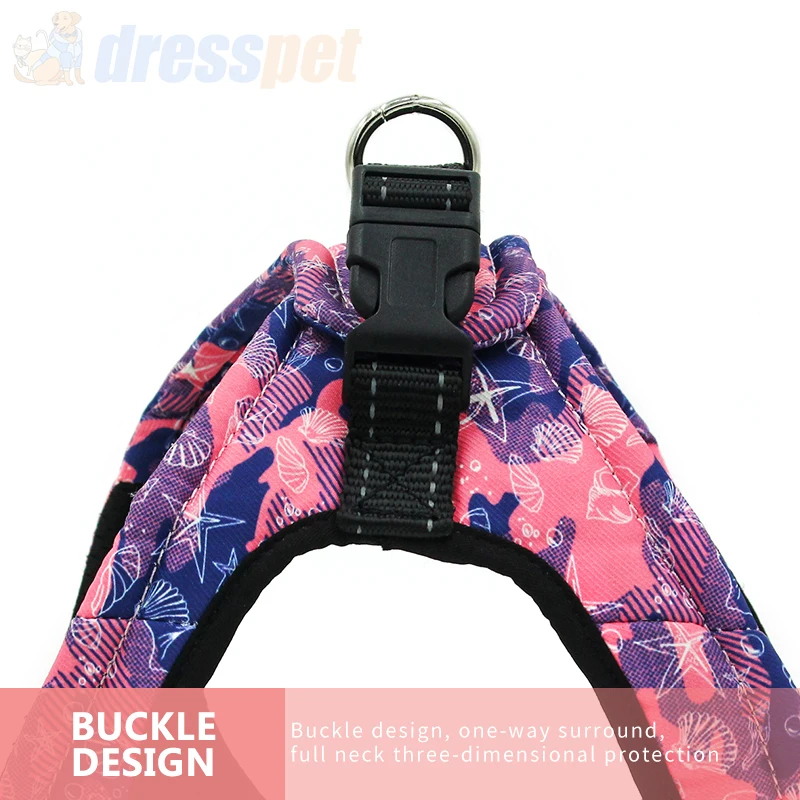Dog Harness Vest For Small Medium Dogs Explosion Proof Strong Polyester No Pull Puppy Chihuahua Walking Harnesses | Дом и сад