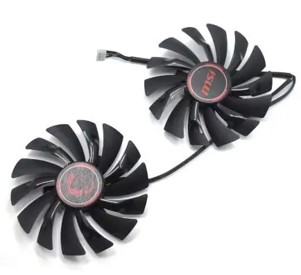 Оригинальный 95 мм PLD10010B12HH PLD10010S12HH кулер вентилятор для MSI GTX 1060 1070 1080 TI RX 470 570 RX580