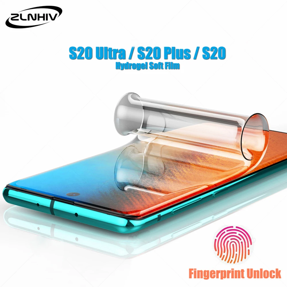 Zlnвич полное покрытие для samsung galaxy s20 ultra s10 lite s10e s9 s8 plus s7 edge Гидрогелевая пленка не