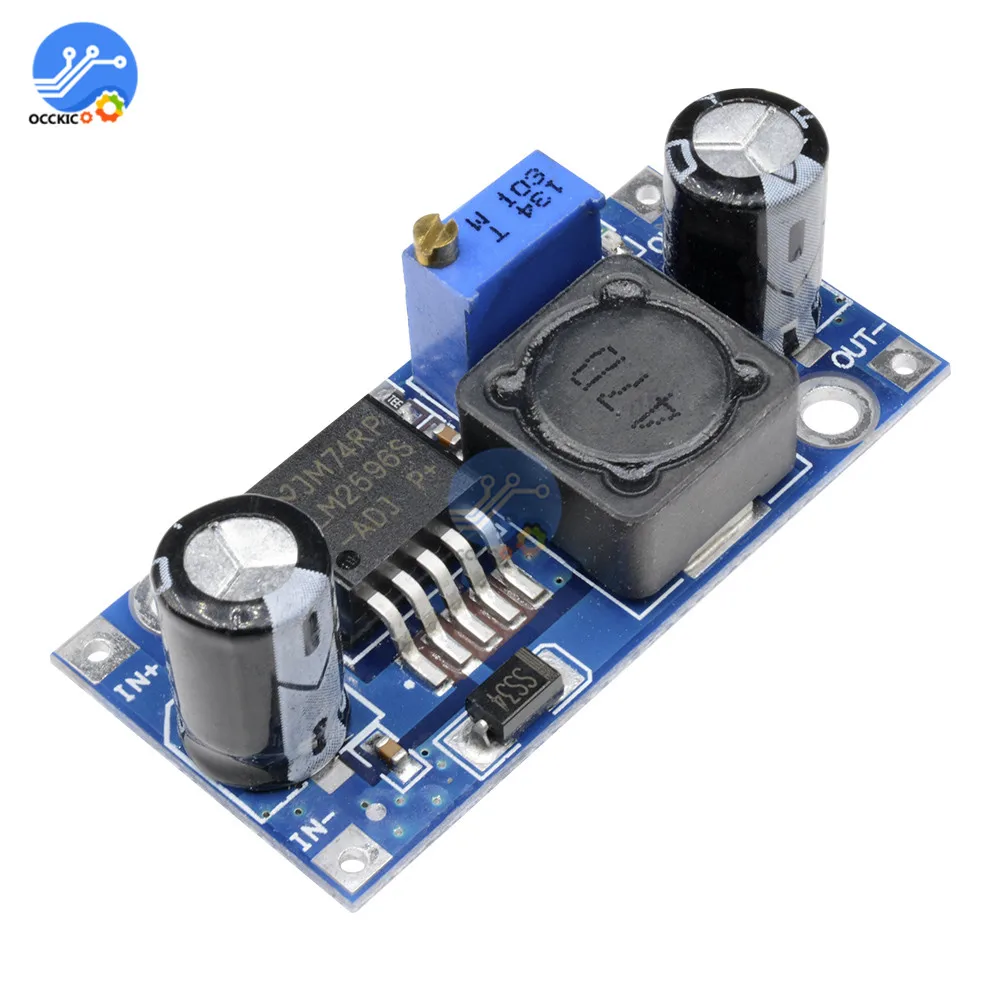 5 шт. LM2596 LM2596S DC-DC понижающий преобразователь понижающий модуль 3A Регулируемый регулятор напряжения Питание Зарядное устройство модуль