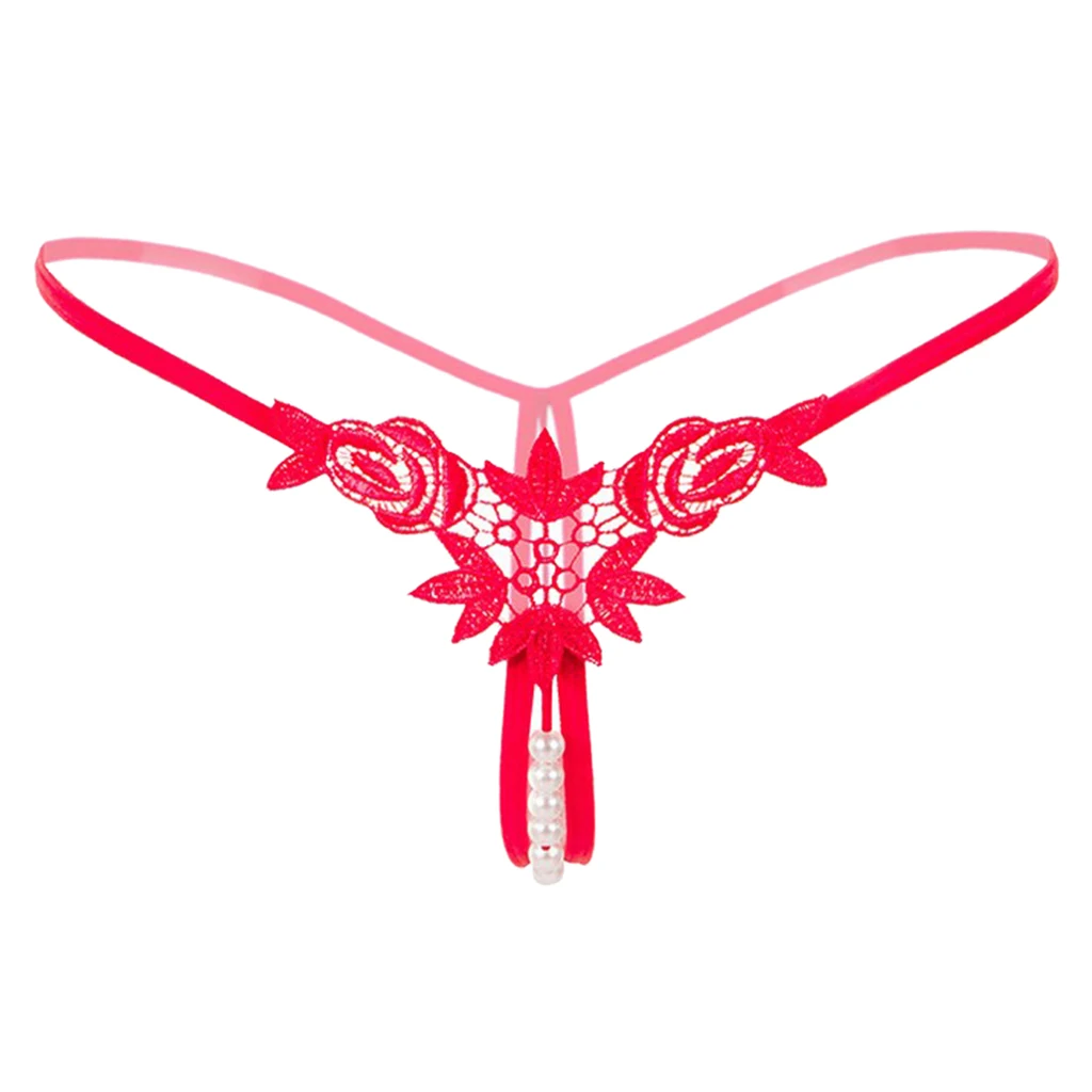 Женские сексуальные открытые трусики без бретелей с низкой посадкой и цветочным