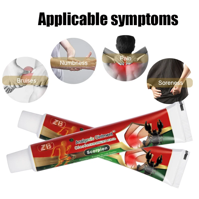 1/2/3pcs Scorpion Venom Pain Relief Ointment Rheumatism Arthritis Joint Knee Back Muscle Analgesic Medical Treatment Cream 20g | Красота и
