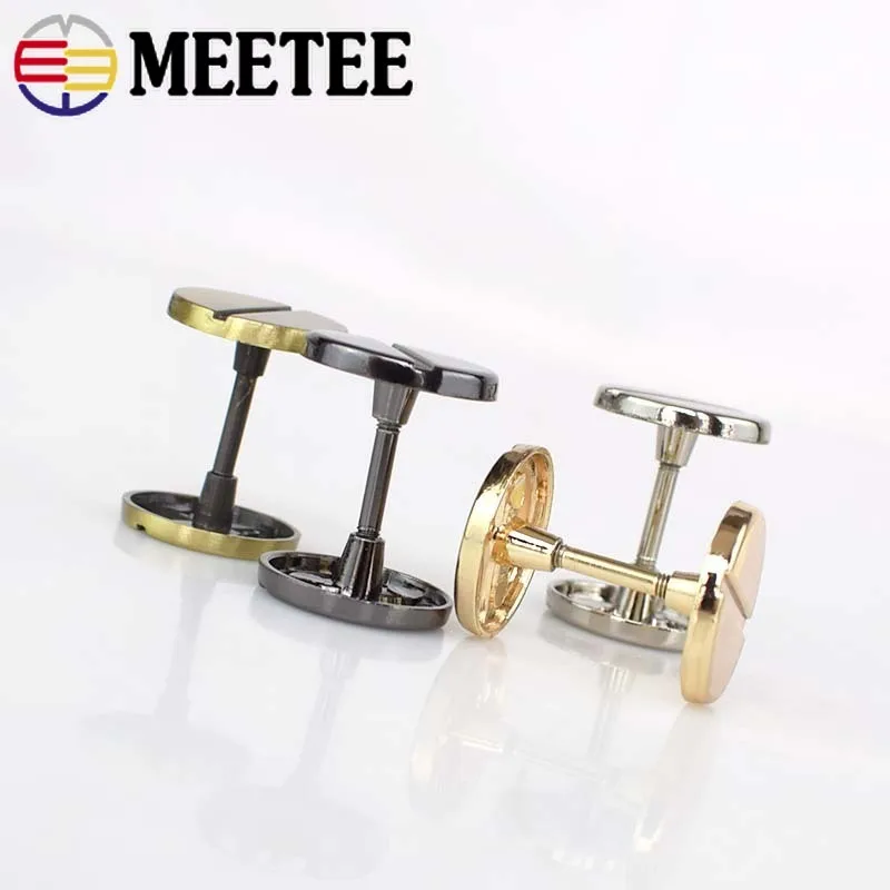 Металлическое колесо Meetee 20/26/36/40/48 мм детали для сумки багажа сделай сам фурнитура
