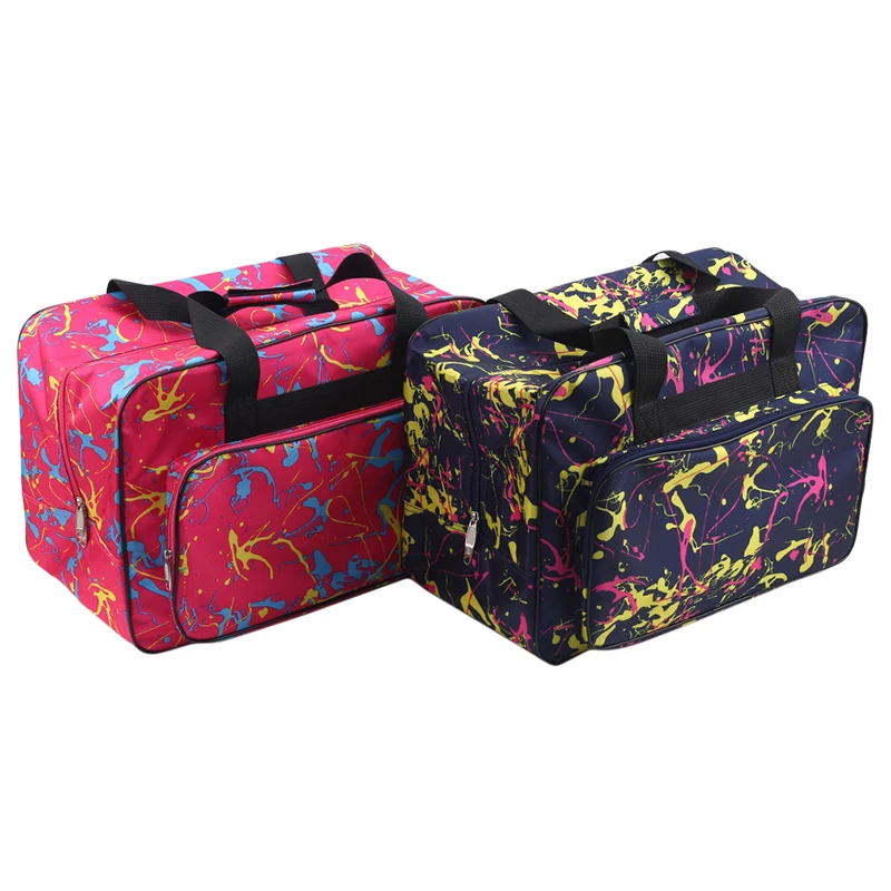 

Portable Oxford Cloth Waterproof Sewing Machine Storage Handbag Large Capacity Sewing Tools Dust Cover Case Accessories