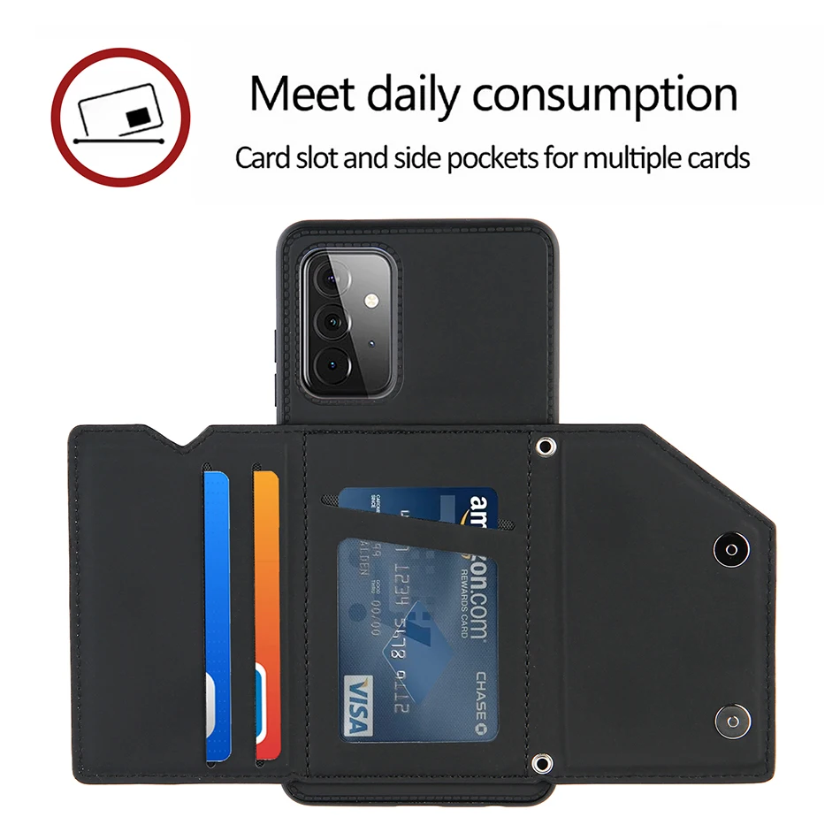 Чехол Кошелек из искусственной кожи для Xiaomi 11 POCO M3 Pro X3 NFC Redmi 9 9T Power 9A 9C Note 9S 10 Max