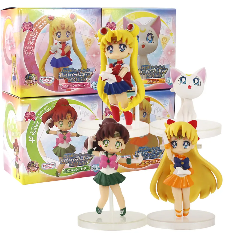 Фигурки Цукино Меркурий Венера Юпитер уран Нептун Сатурн Плутон чибиуса игрушки