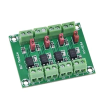 pc817 4 channel optocoupler isolation board voltage converter adapter module 3 6 30v driver photoelectric isolated module