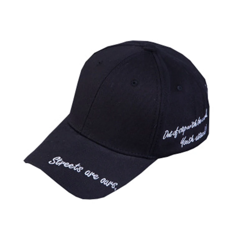 Бейсболка с вышивкой алфавита для мужчин и женщин модная уличная Кепка