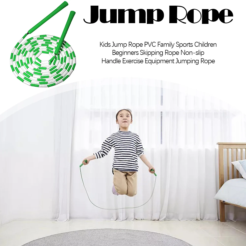 

2,8 м трюки навыки скакалка ПВХ бамбуковая для начинающих мягкие бусины для бисероплетения базовые клубок свободный Сегментированный фитне...