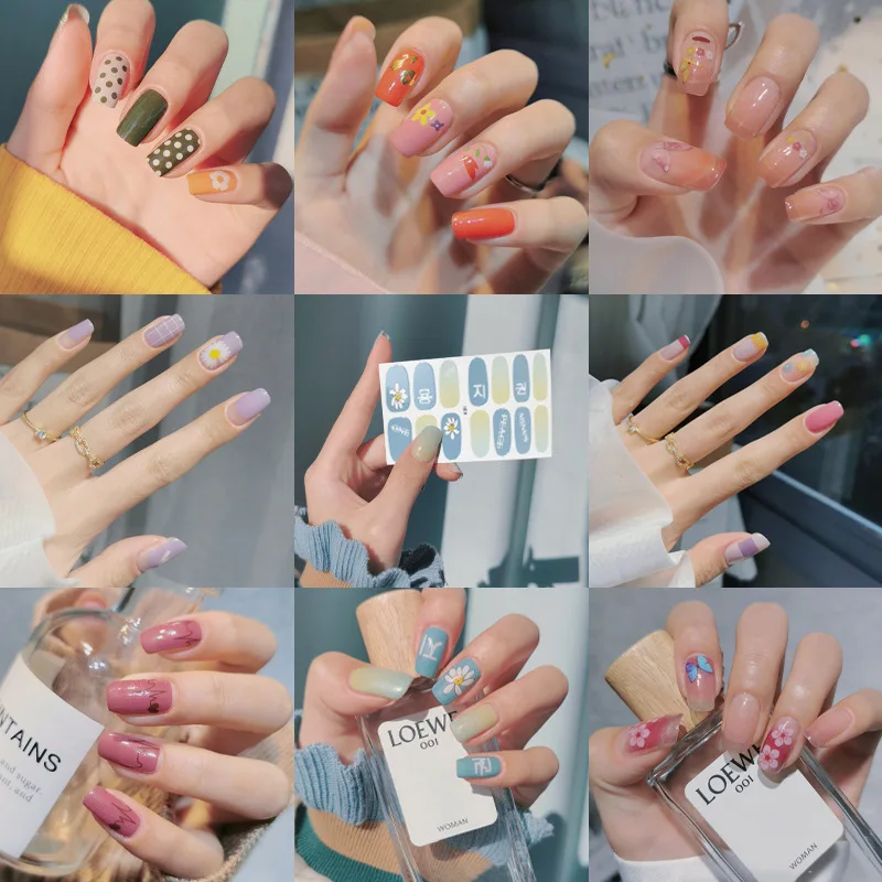 

Full Cover Stickers On Nails Decoration Nails Sticker Designer Self Adhesive Nail Sticker Creative Nailart Sticker Nail Art