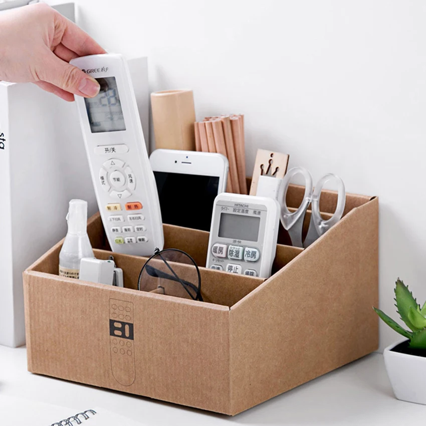 Офисный стол Хранение Box Косметические Бумага держатель канцелярские контейнер