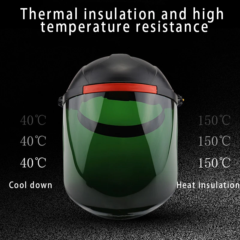 Face Shield Full Grinding Flip Front Shade UV Anti-Fog Window with Ratchet Headgear TN99 | Инструменты