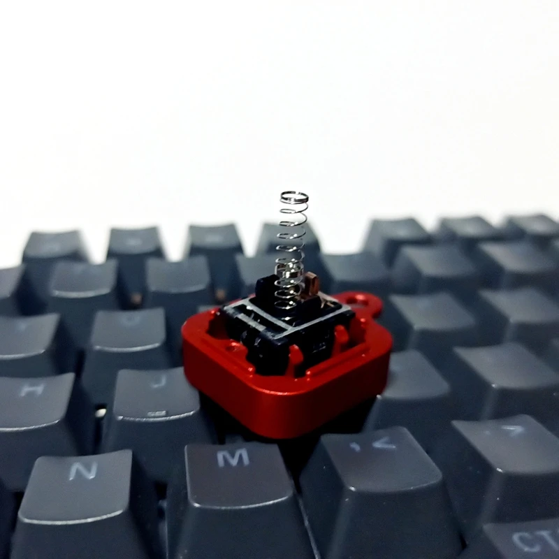 

100pcs Two Stage Extension Spring For Mechanical Keyboard Customized Switches Double Section Springs 58g Bottom Force