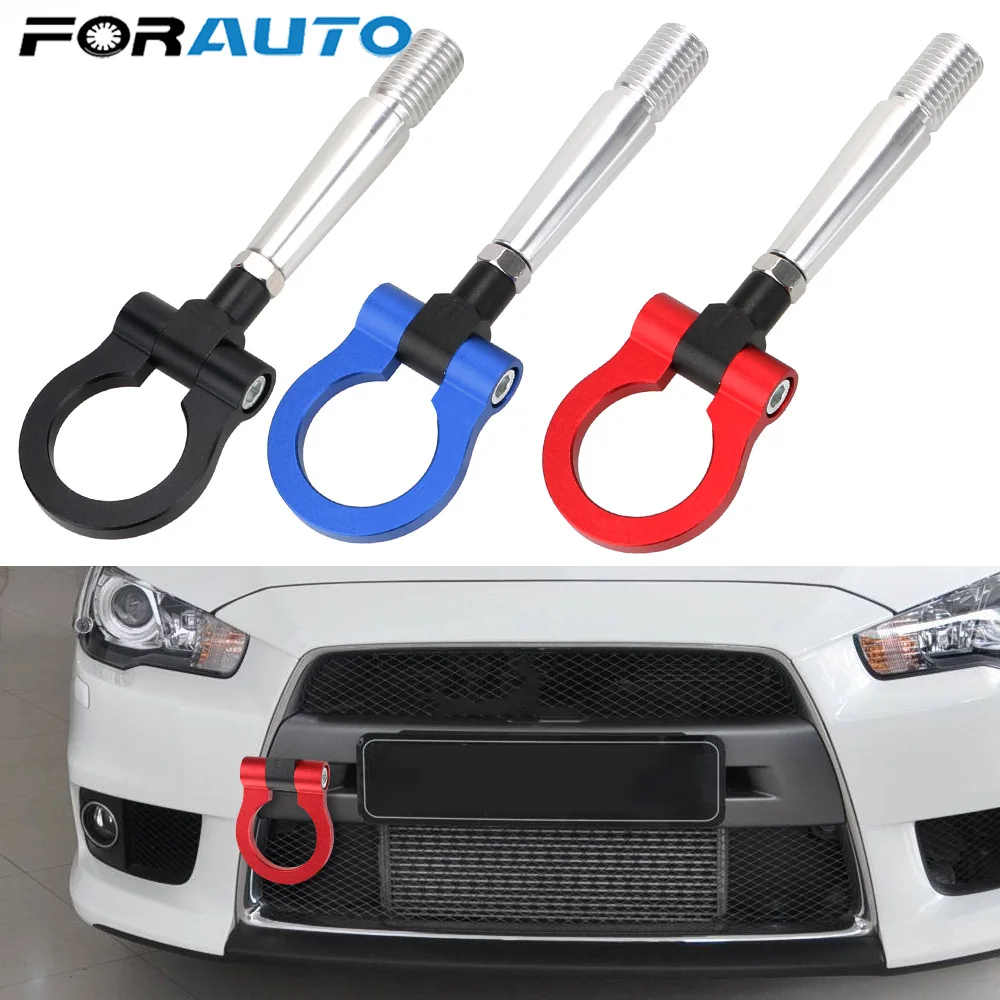

Буксировочный крюк для прицепа Mitsubishi Lancer EVO X 10 2008-2016, автомобильный гоночный буксировочный крюк, Автомобильный задний передний прицеп