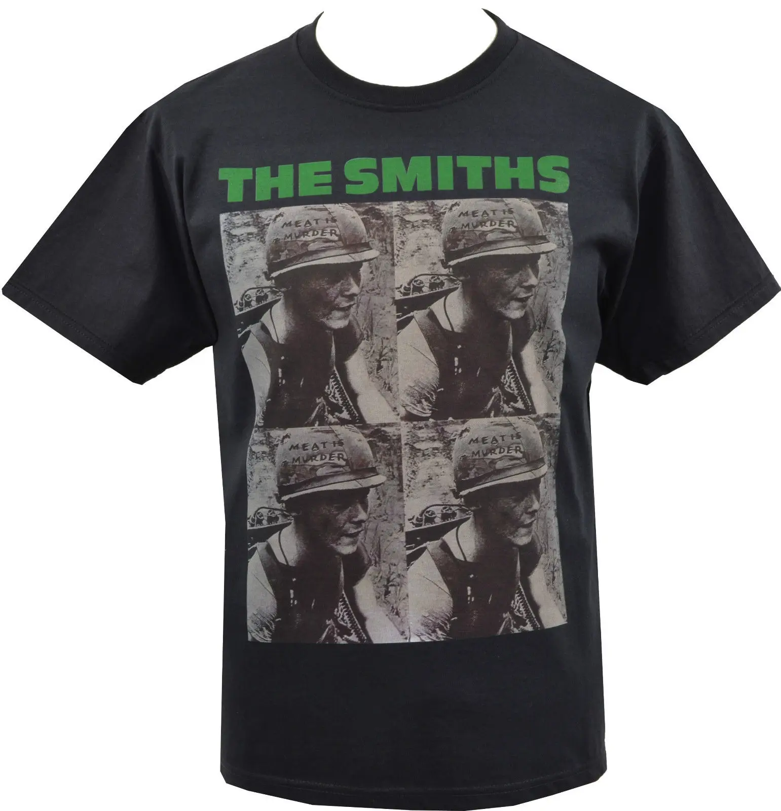 Мужская черная футболка SMITHS MEAT IS thread армейский шлем VEGAN MORRISSEY fashion 2019 модная из 100%