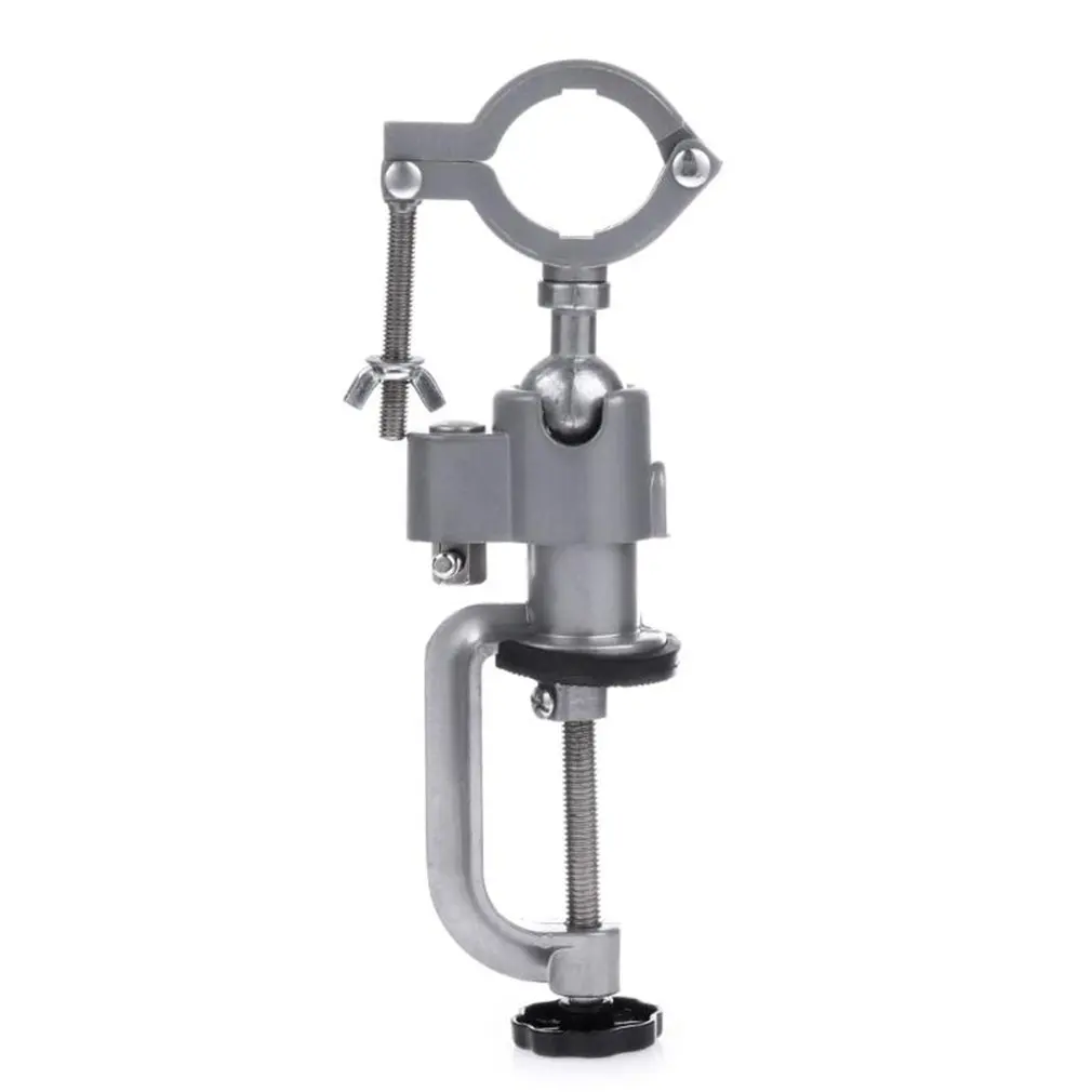360 Degree Universal Table Bench Vice Clip-on Round Head Clamp Vise for Electric Drill Screw Grinder Tool Holder | Инструменты